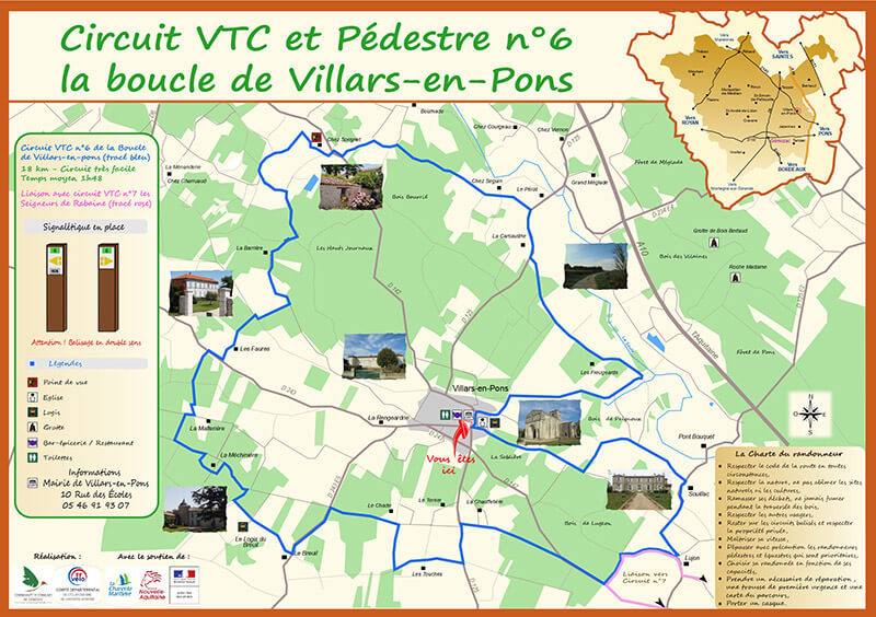 Planimètre Boucle Villars-en-Pons