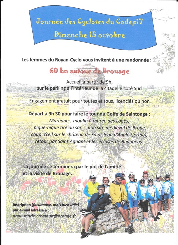 Journée des cyclotes 2023 Flyer