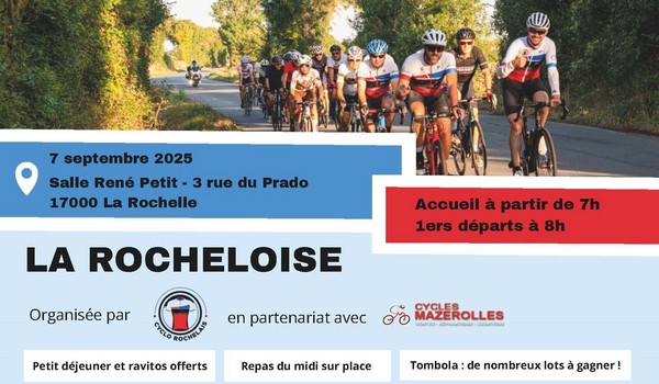 La Rocheloise : Venez pédaler !